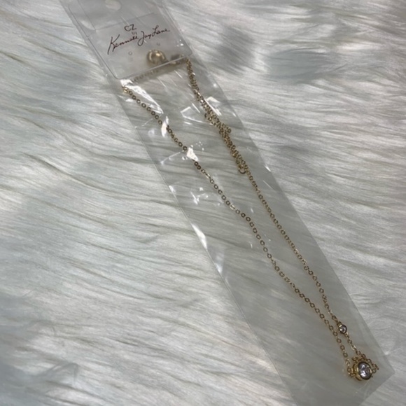 CZ By Kenneth Jay Lane Dainty Necklace - Picture 3 of 4